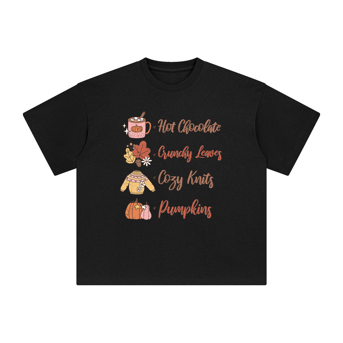 Retro Fall Graphic Tee-INNBLAC Fashion Apparel
