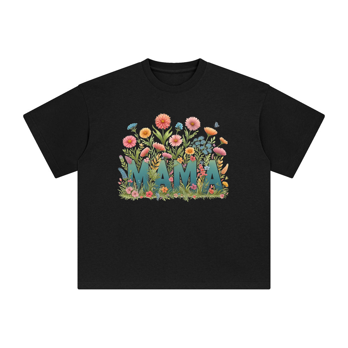 Mama Flowers Graphic Tee-INNBLAC Fashion Apparel