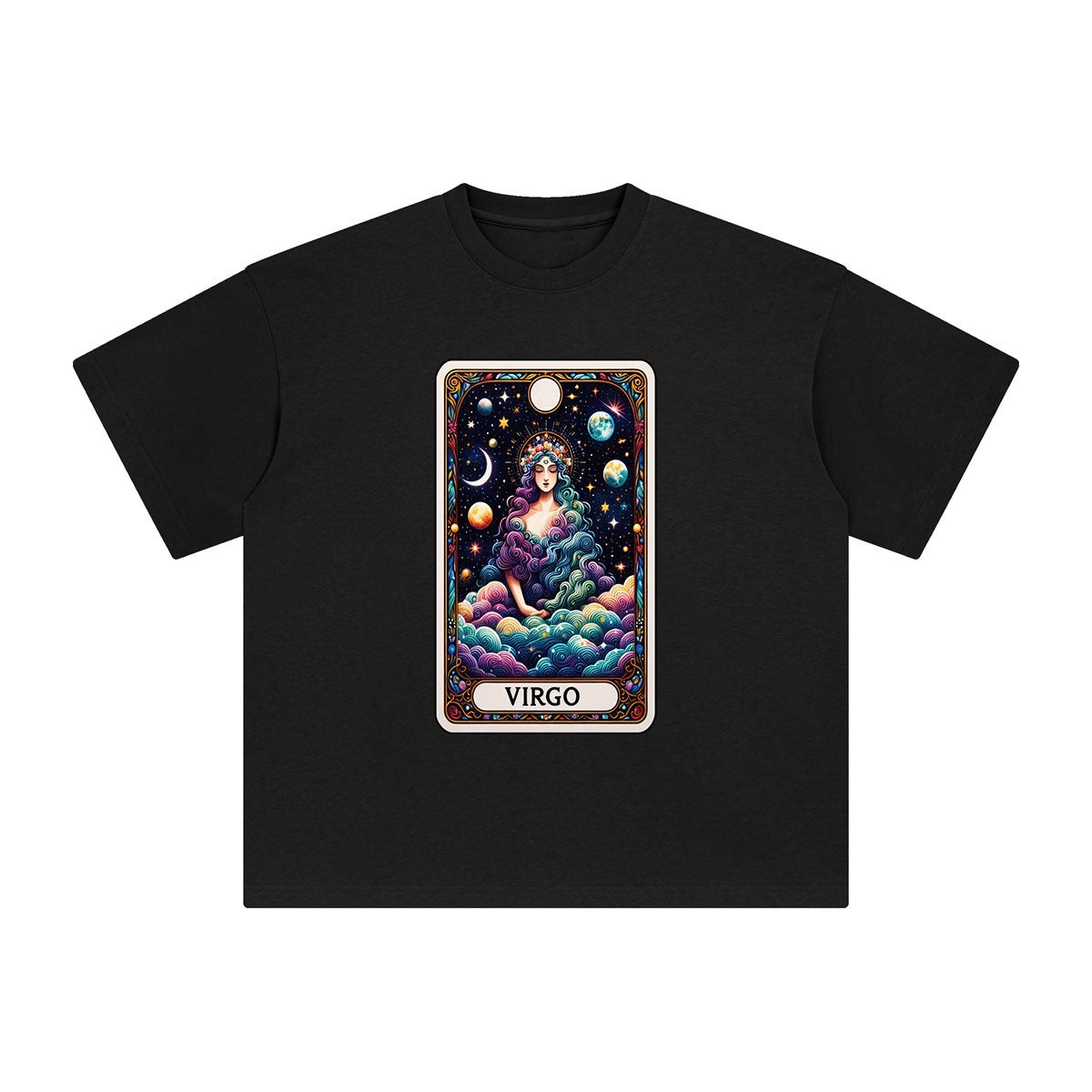 Virgo Zodiac Graphic Tee-INNBLAC Fashion Apparel
