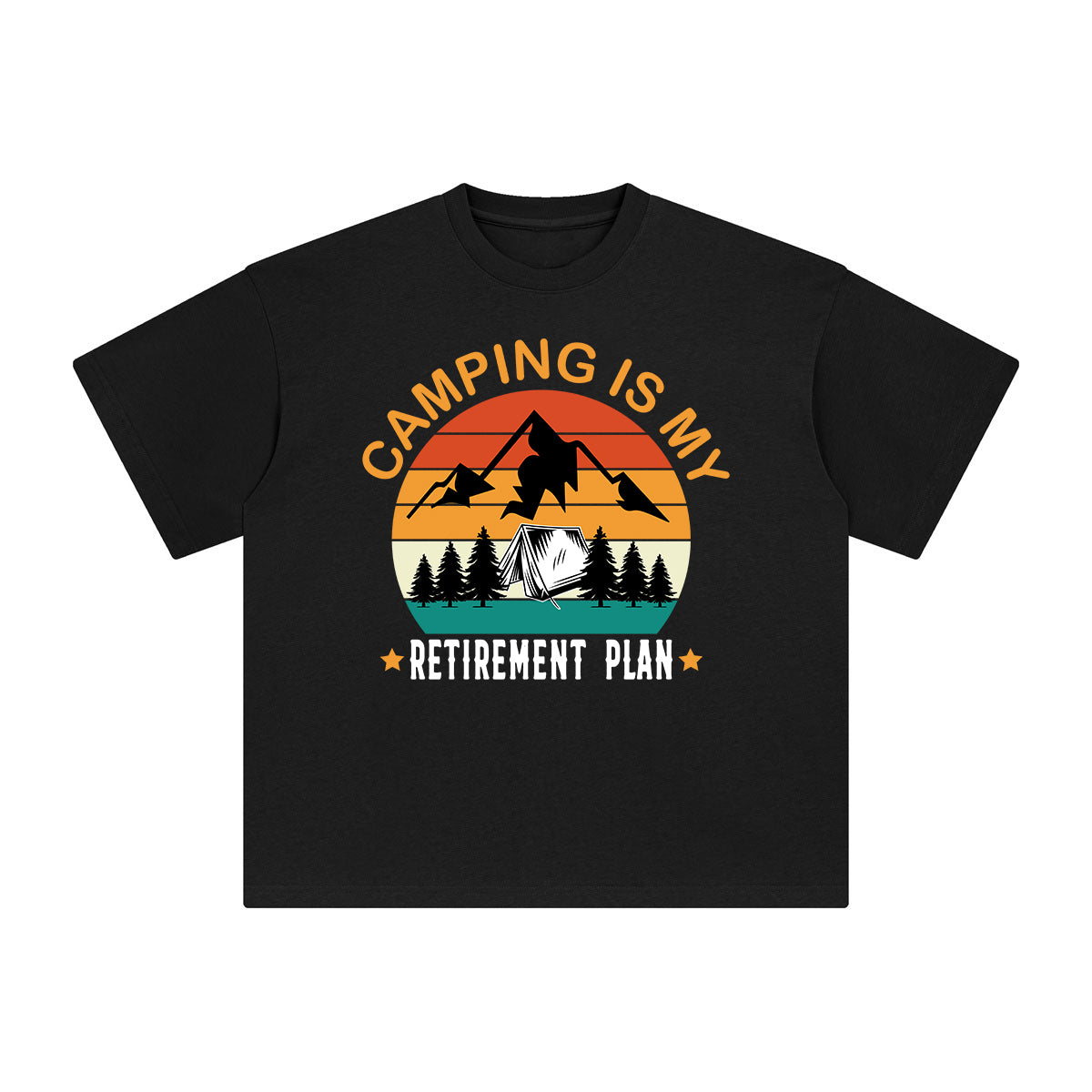 Camping Quote Graphic Tee-INNBLAC Fashion Apparel