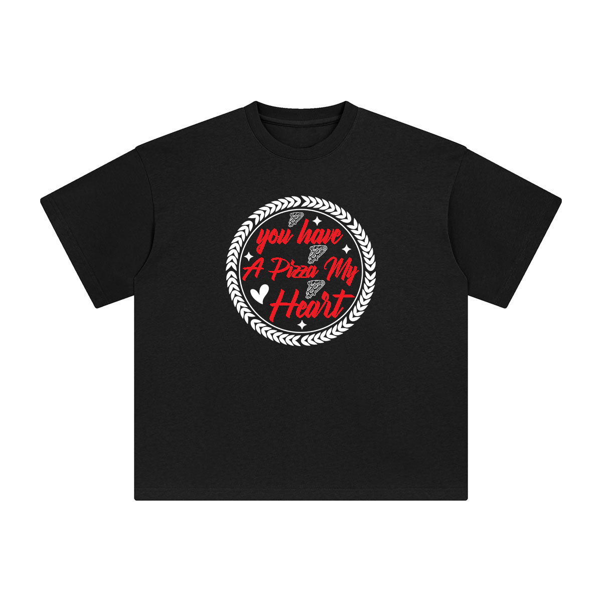 You Have A Pizza My Heart Graphic Tee-INNBLAC Fashion Apparel