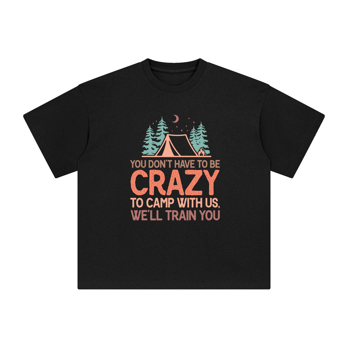 Camping Quote Graphic Tee-INNBLAC Fashion Apparel