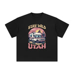 Stay Wild Utah Graphic Tee-INNBLAC Fashion Apparel