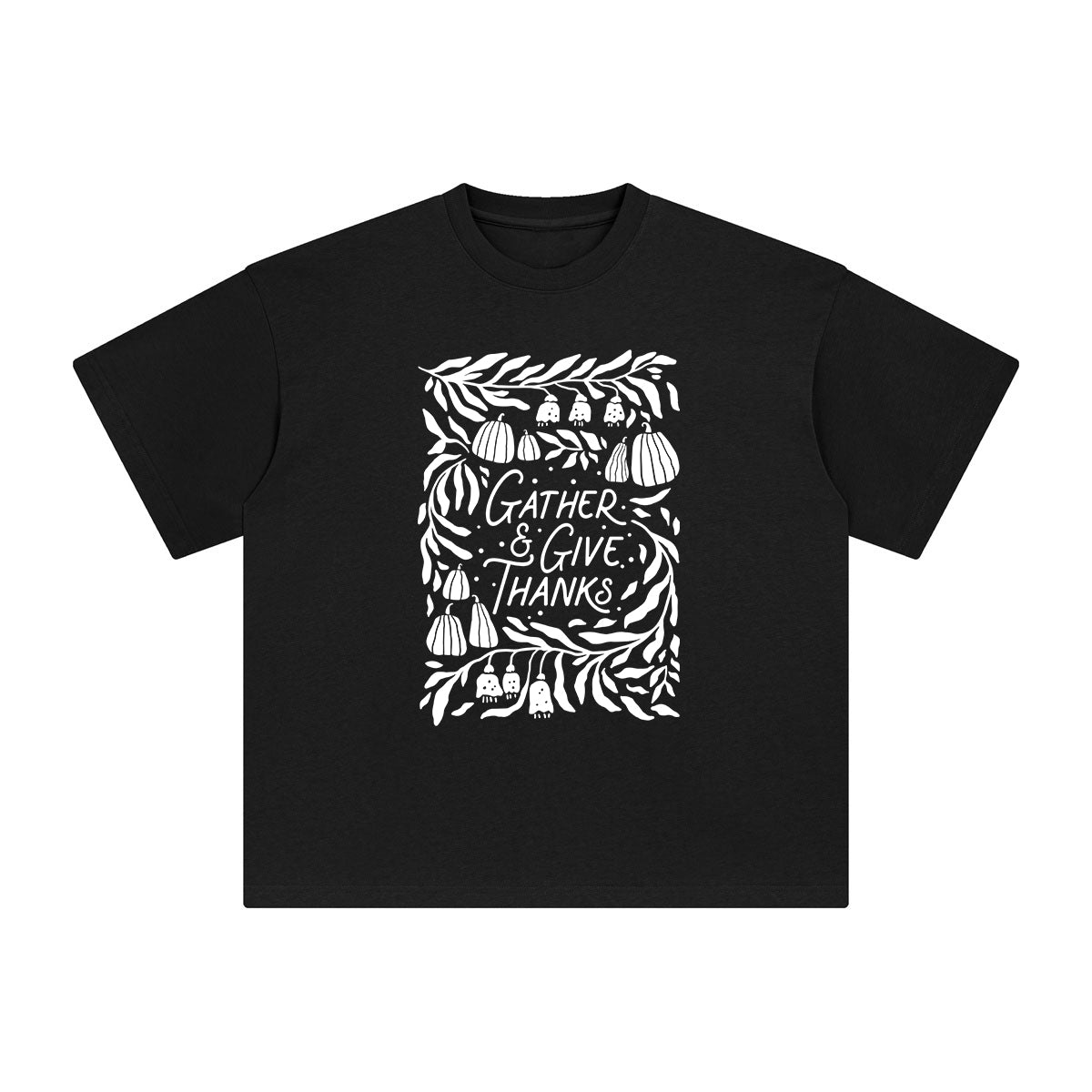 Gather & Give Thanks Graphic Tee-INNBLAC Fashion Apparel