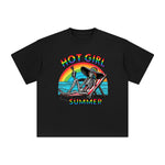 Skeleton Hot Girl Summer Graphic Tee-INNBLAC Fashion Apparel
