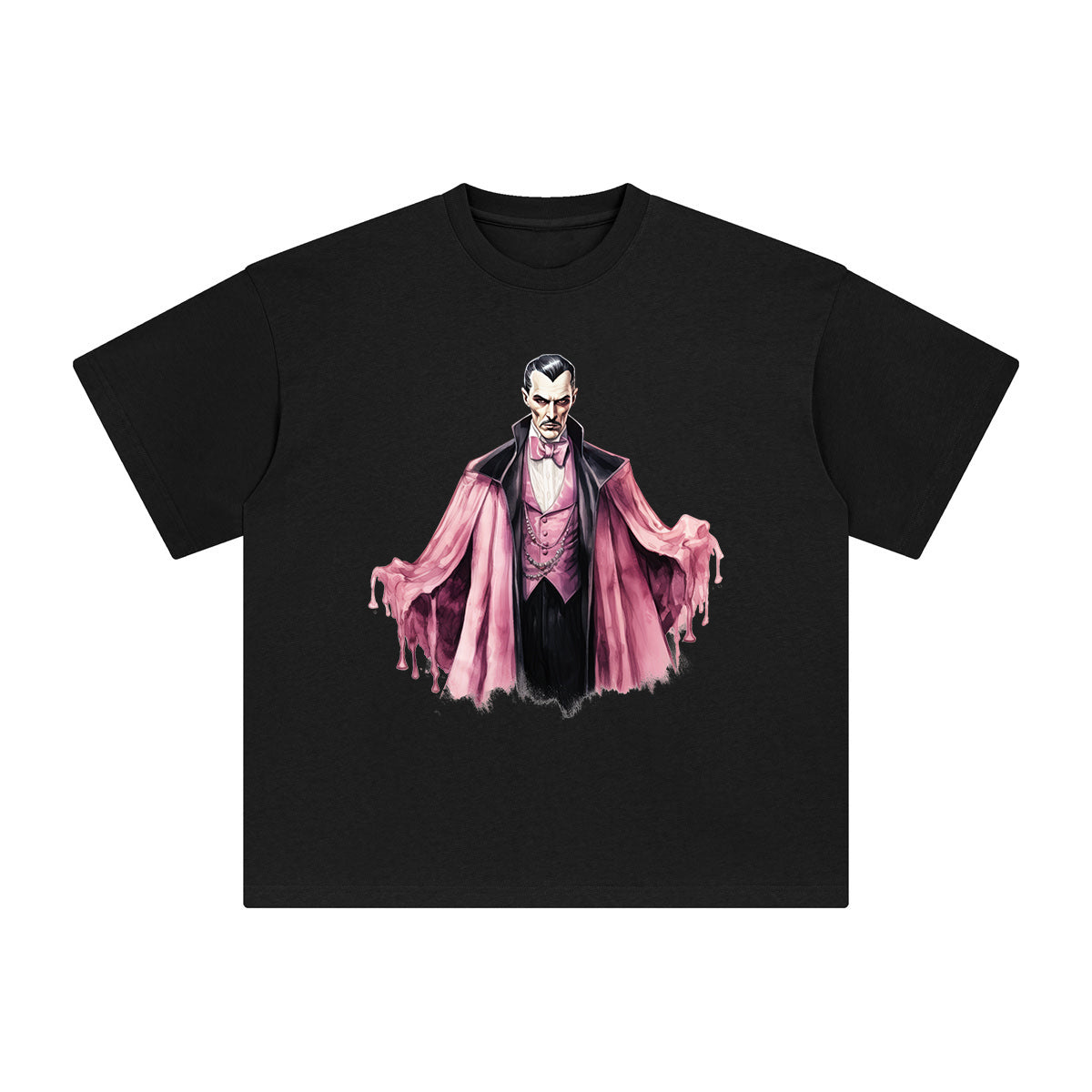 Pink Dracula Graphic Tee-INNBLAC Fashion Apparel