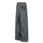 Raw Wash Wide Leg Selvedge Jeans