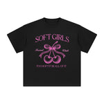 Soft Girls Graphic Tee-INNBLAC Fashion Apparel