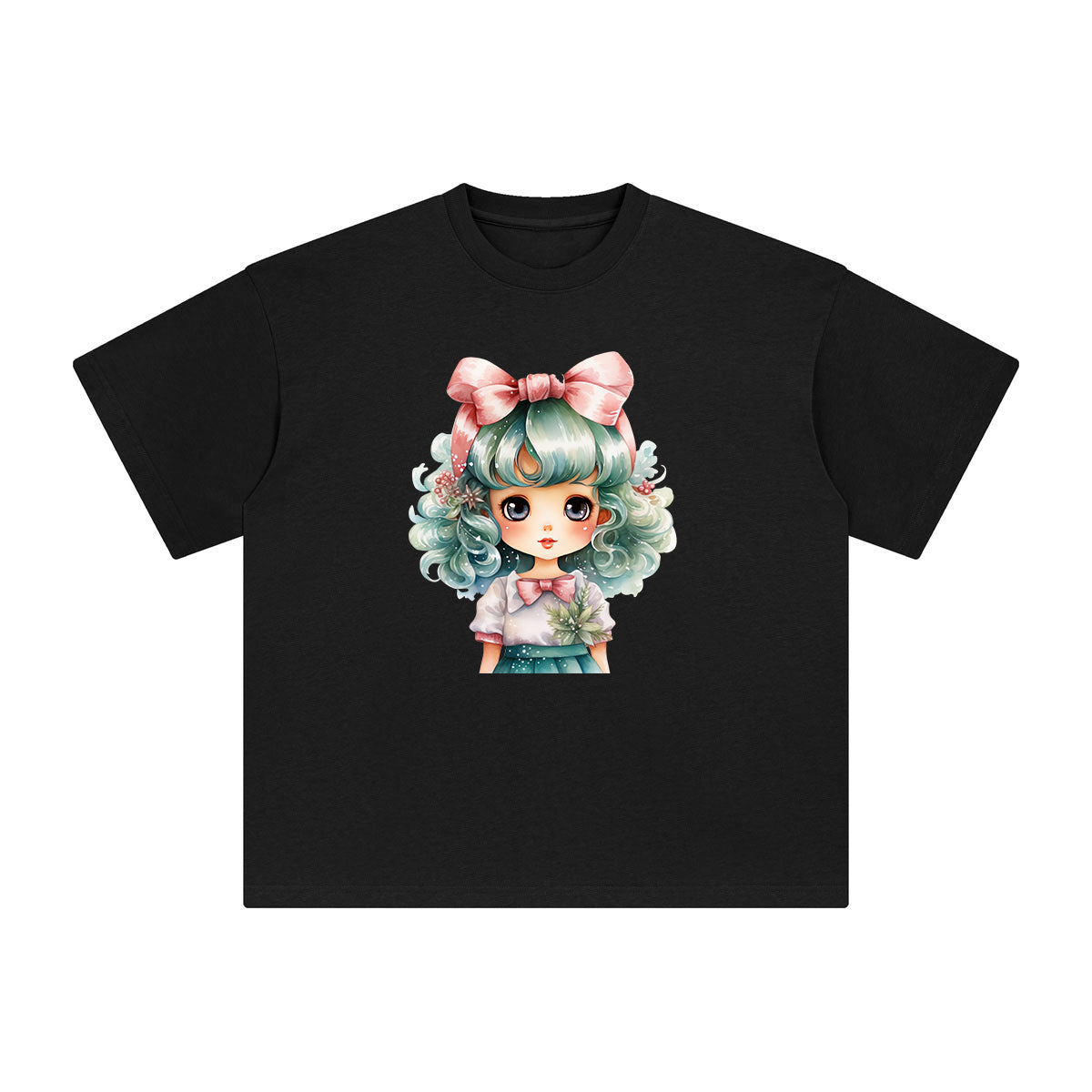 Lovely Doll Graphic Tee-INNBLAC Fashion Apparel