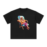 Grandma Sitting On Chair Graphic Tee-INNBLAC Fashion Apparel