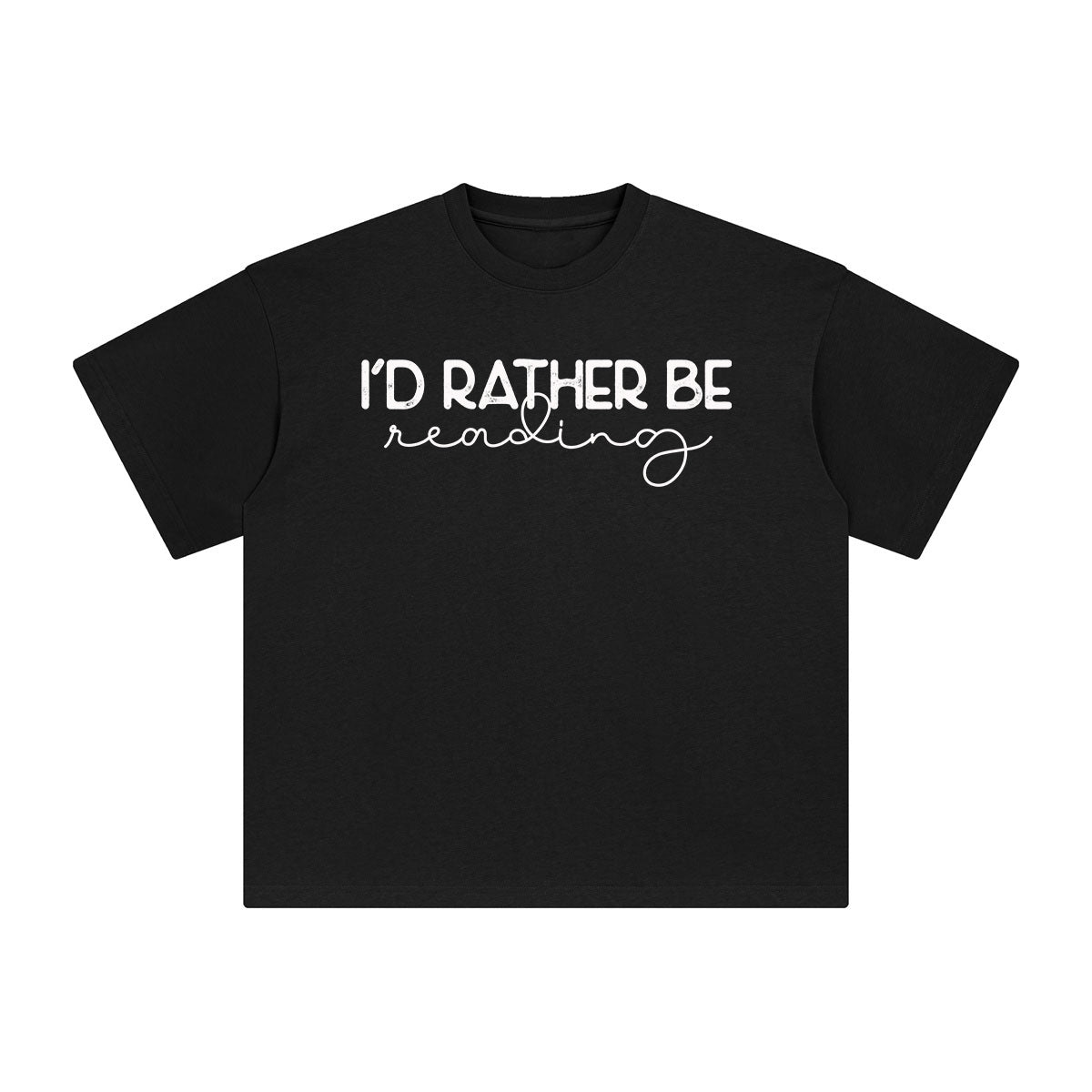 I'd Rather Be Reading Graphic Tee-INNBLAC Fashion Apparel