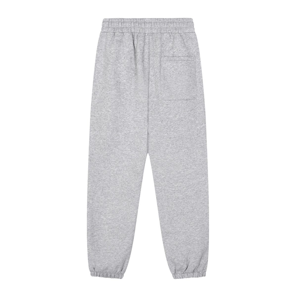 Color‑Contrast Webbing Fleece‑Lined Loose Jogger Pants