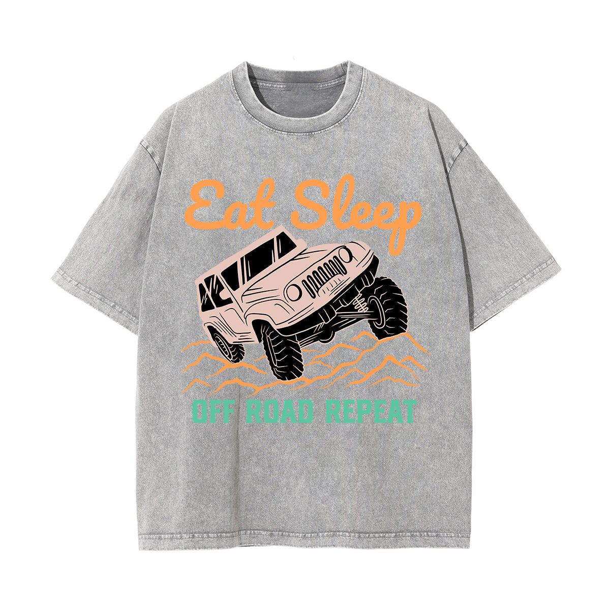 Eat Sleep Off Road Repeat Graphic Tee-INNBLAC Fashion Apparel
