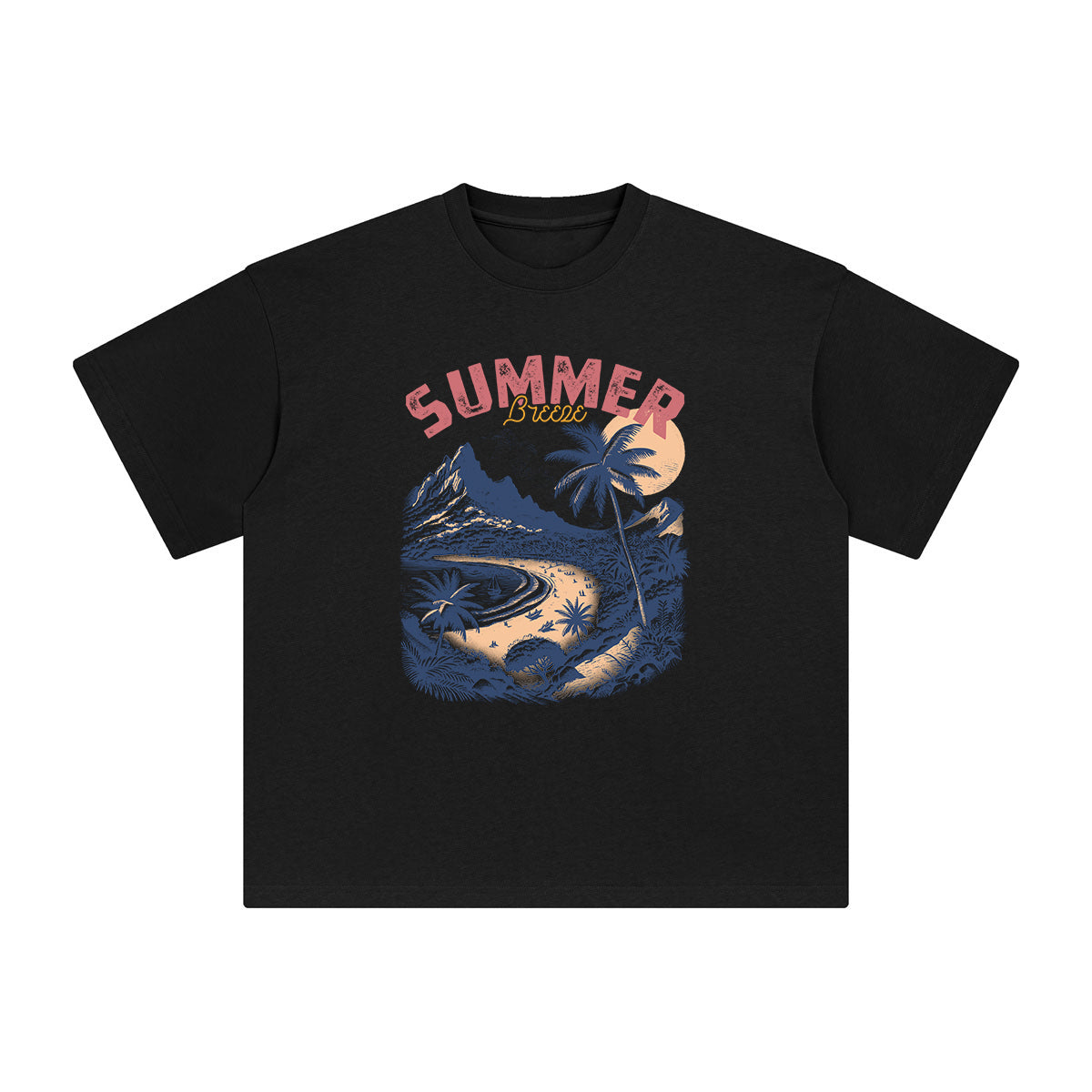 Summer Breeze Graphic Tee-INNBLAC Fashion Apparel