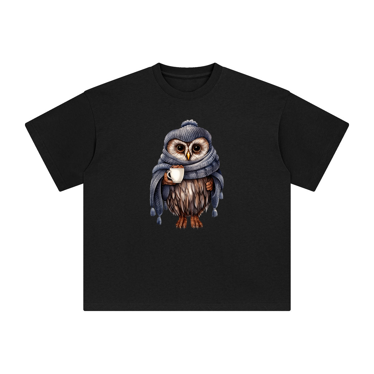 Owl Graphic Tee-INNBLAC Fashion Apparel
