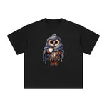 Owl Graphic Tee-INNBLAC Fashion Apparel