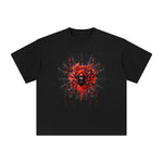 Gothic Spiderweb Graphic Tee-INNBLAC Fashion Apparel