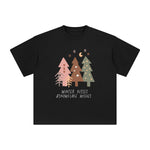 Boho Christmas Trees Graphic Tee-INNBLAC Fashion Apparel
