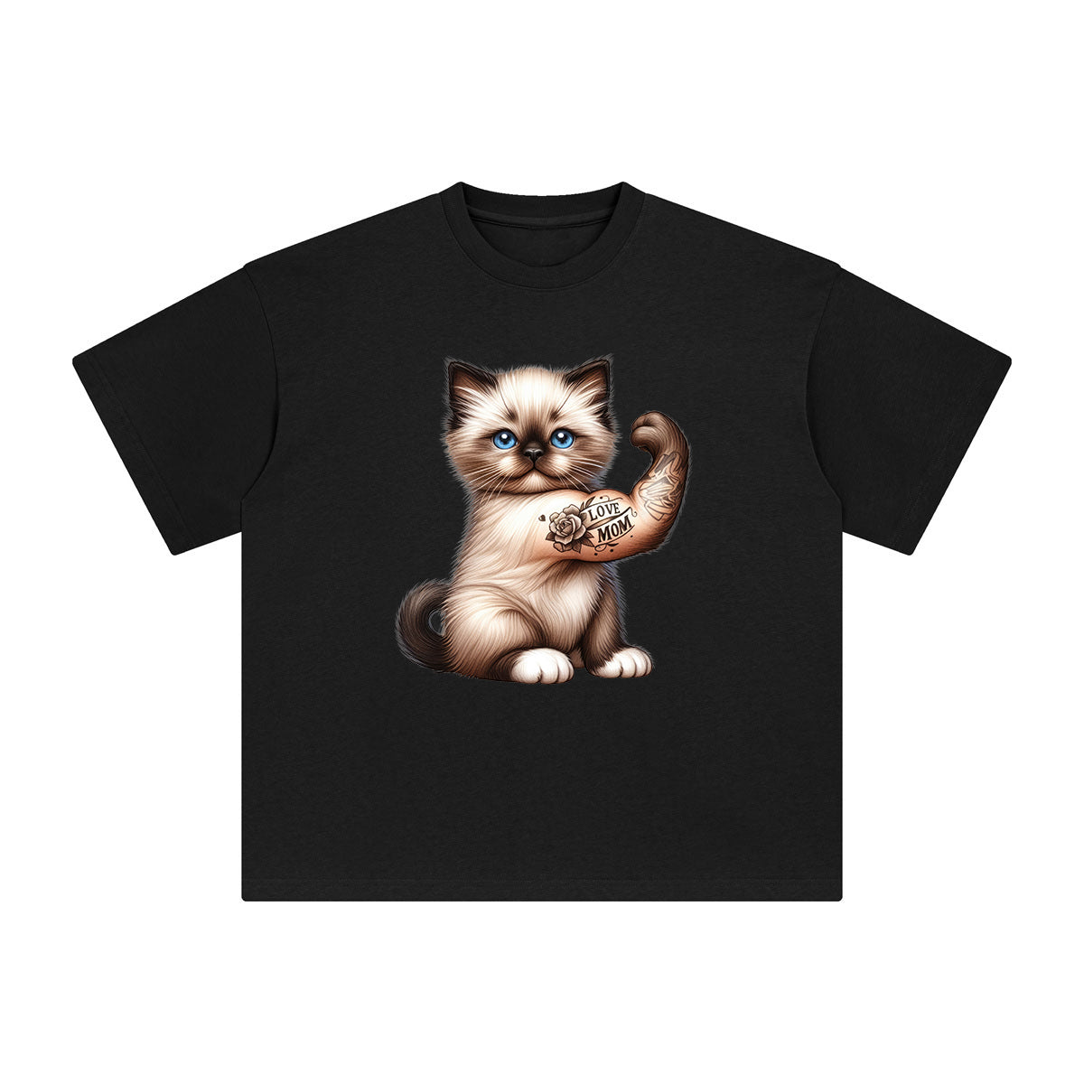 Birman Flexes Muscles Graphic Tee-INNBLAC Fashion Apparel