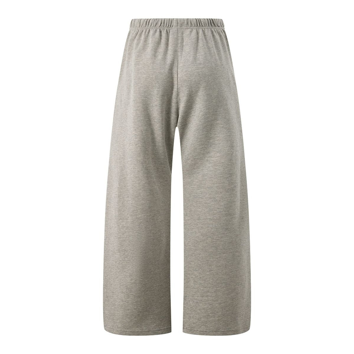 Quiet‑Luxury Old‑Money Heather Tailored Straight‑Leg Trousers
