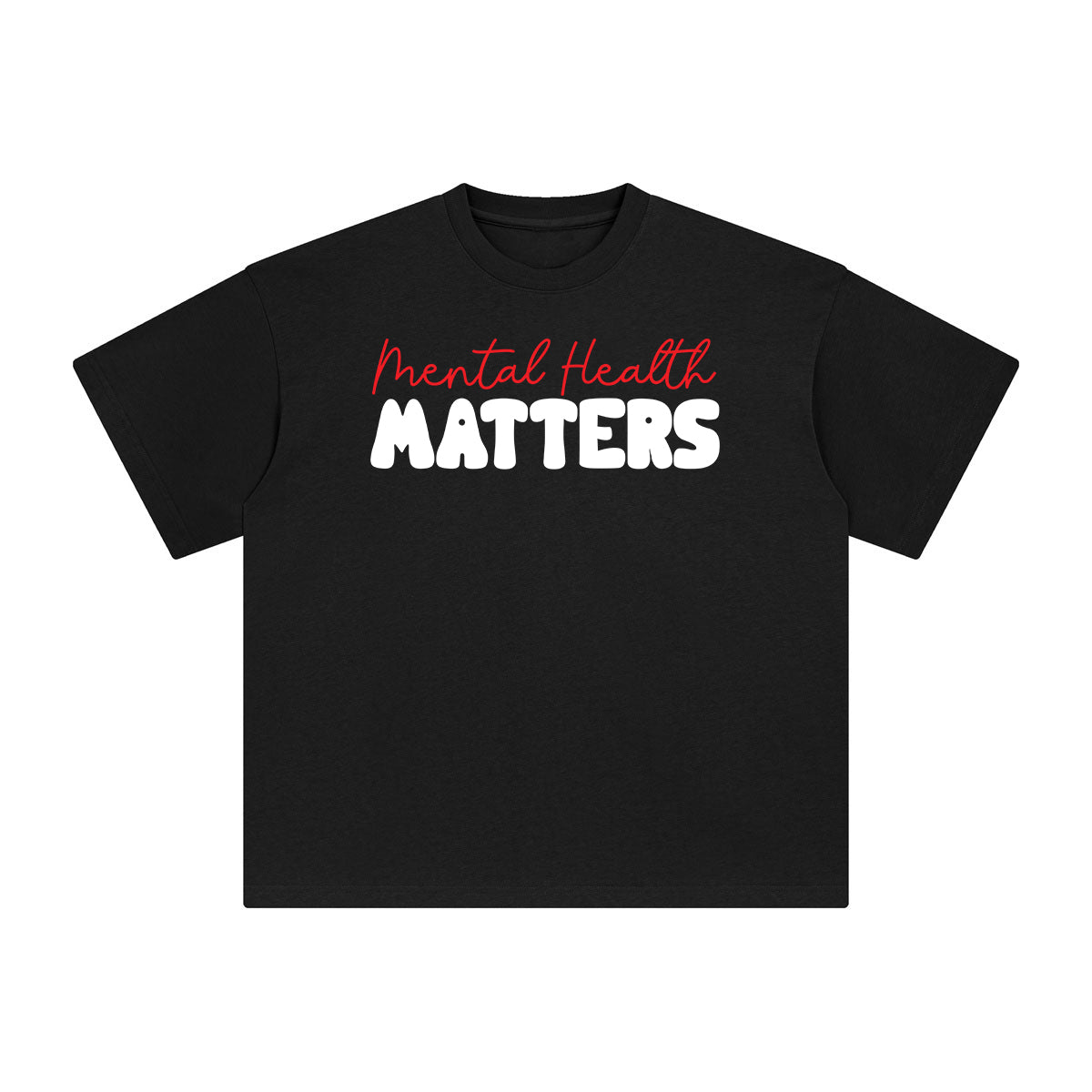 Mental Health Matters Aesthetic Graphic Tee-INNBLAC Fashion Apparel