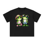 Funny And Cute Frog Graphic Tee-INNBLAC Fashion Apparel