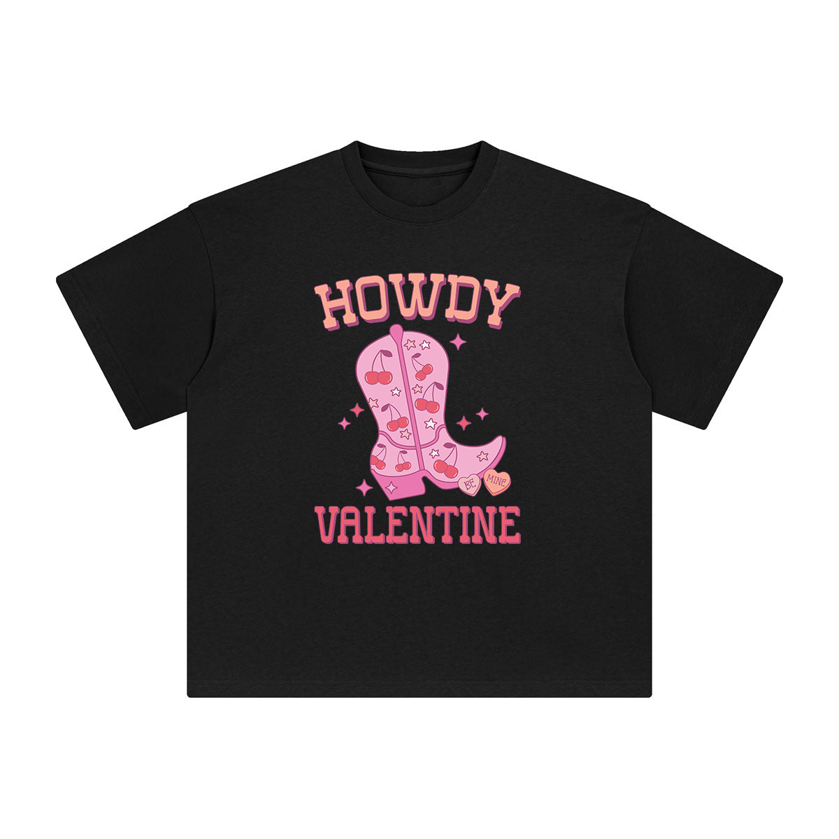 Howdy Valentine Graphic Tee-INNBLAC Fashion Apparel