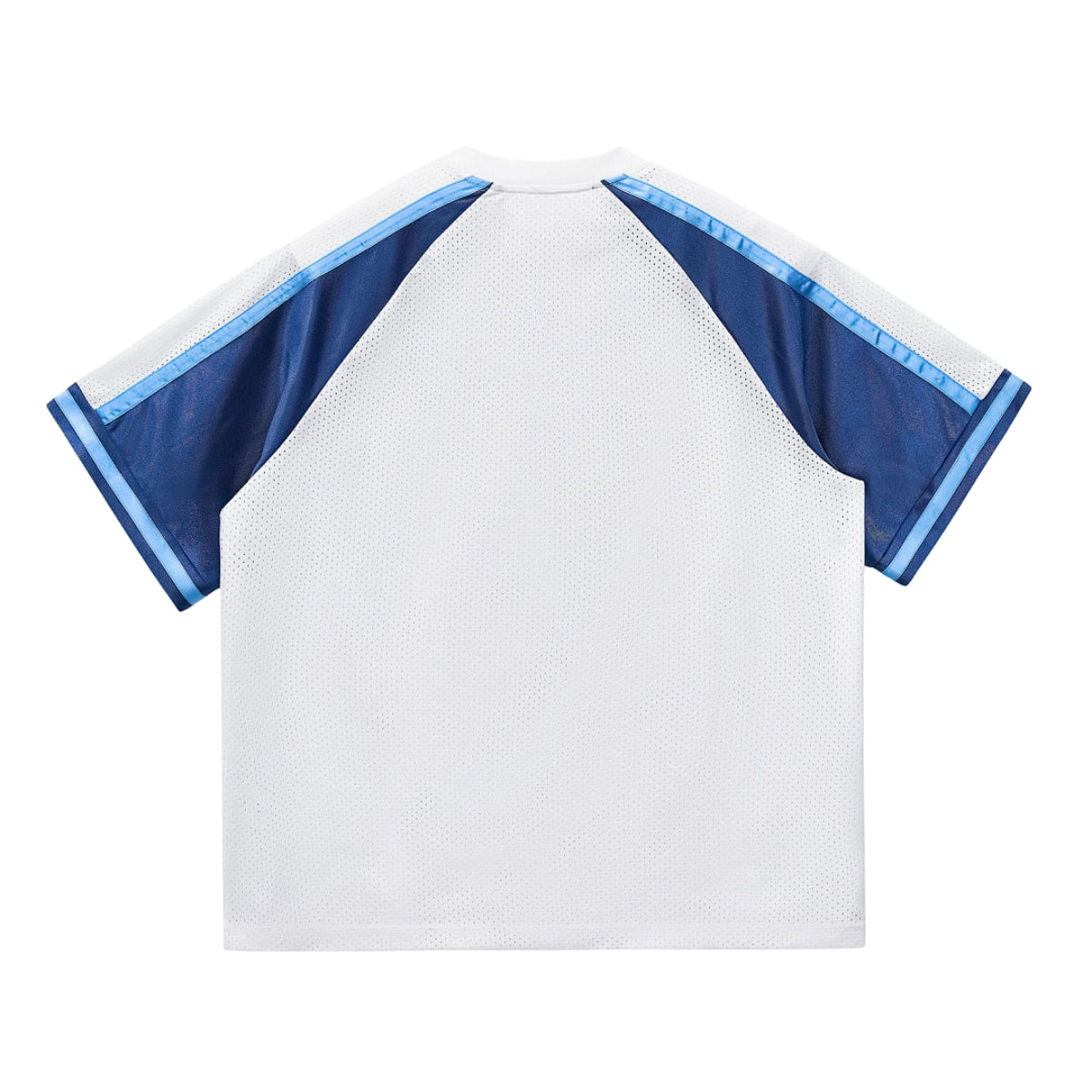 Breathable Mesh Contrast Retro Outdoor Activity Tee