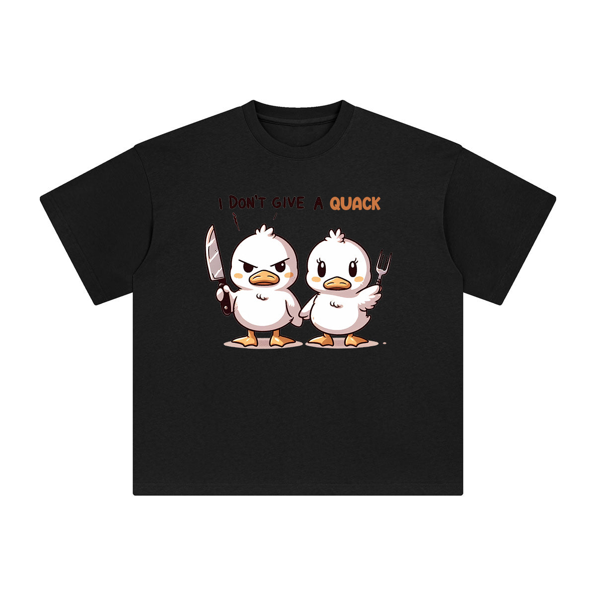 I Don't Give A Quack Graphic Tee-INNBLAC Fashion Apparel