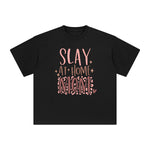 Slay At Home Mom Graphic Tee-INNBLAC Fashion Apparel