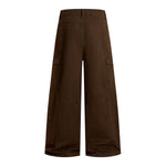 Vintage Baggy Paneled Straight-Leg Cargo Pants