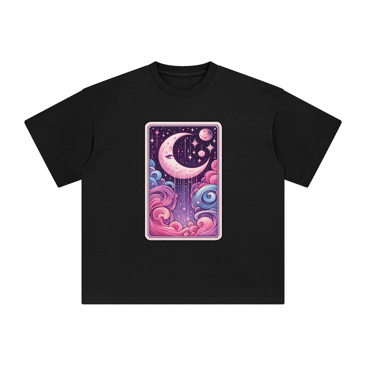 Moon Graphic Tee-INNBLAC Fashion Apparel