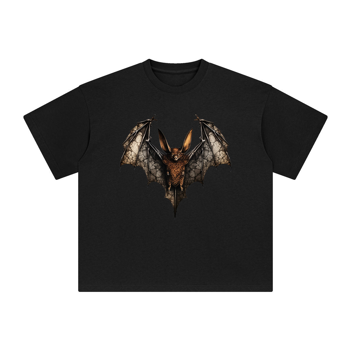 Halloween Bat Graphic Tee-INNBLAC Fashion Apparel