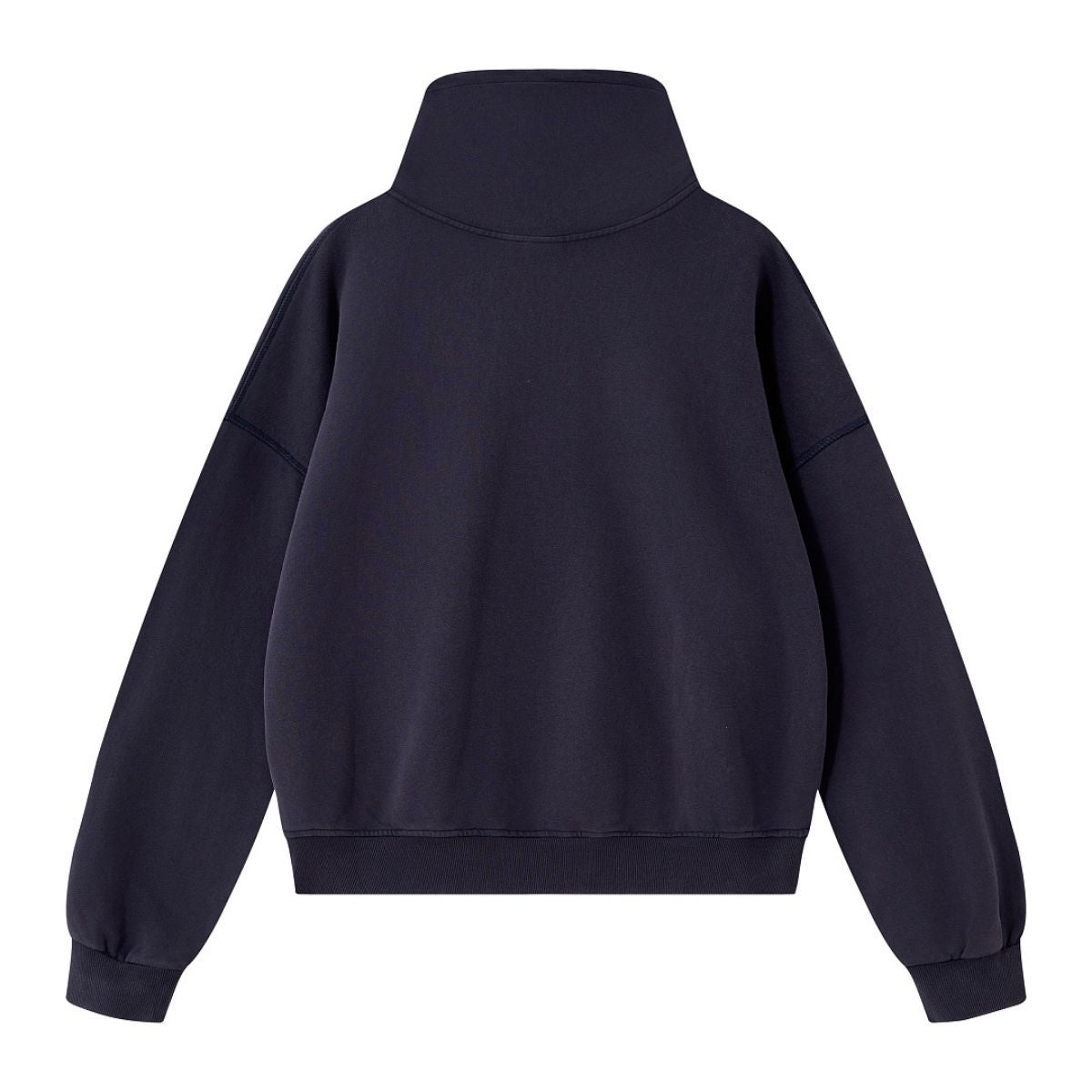 Heavyweight Drop‑Shoulder Relaxed Fit Drawstring Funnel Neck Sweatshirt
