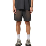 Pantalones cortos lavados con tinte en aerosol de peso pesado