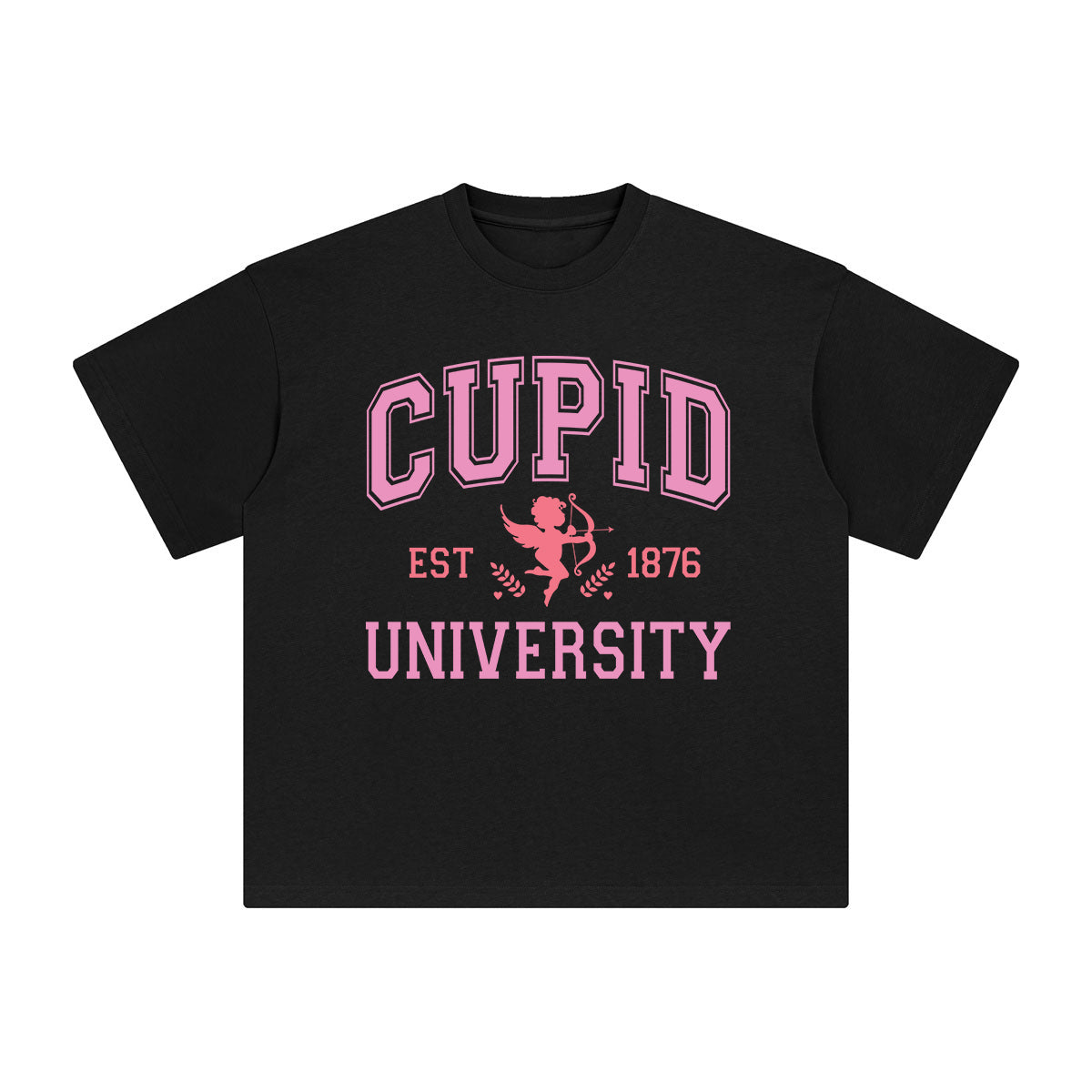 Cupid University Graphic Tee-INNBLAC Fashion Apparel
