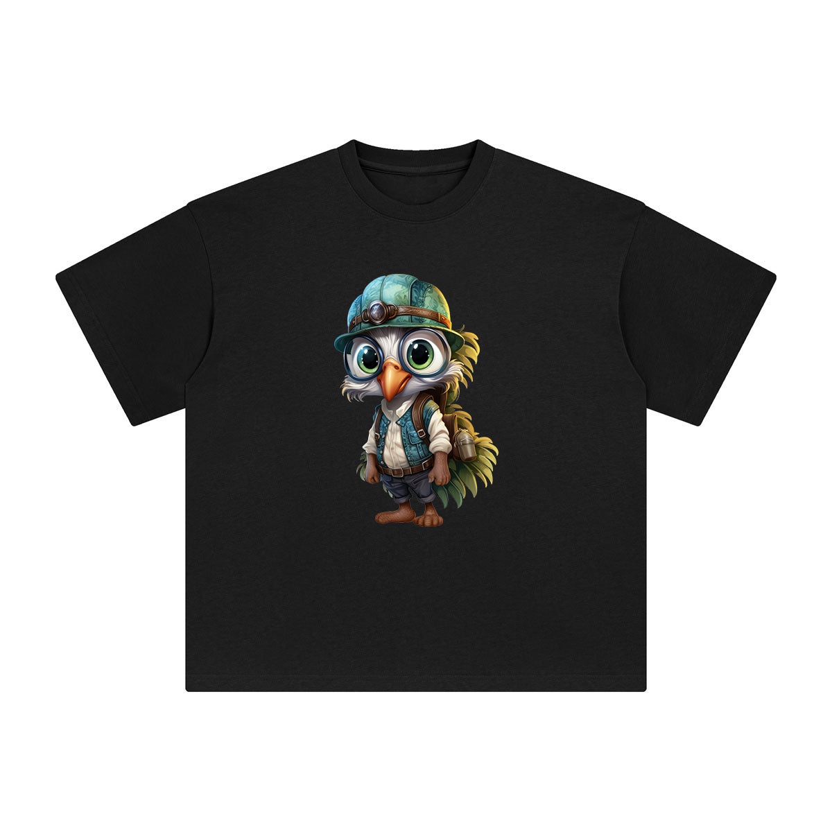 Peacock Graphic Tee-INNBLAC Fashion Apparel