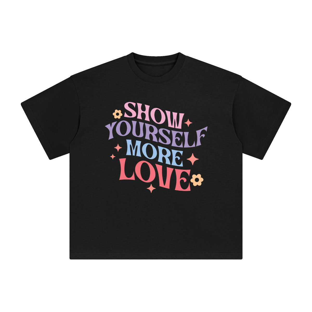 Show Yourself More Love Graphic Tee-INNBLAC Fashion Apparel