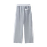 Cotton Casual Contrast Rib Stretch Sweatpants