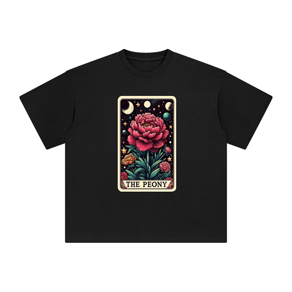 The Peony Graphic Tee-INNBLAC Fashion Apparel