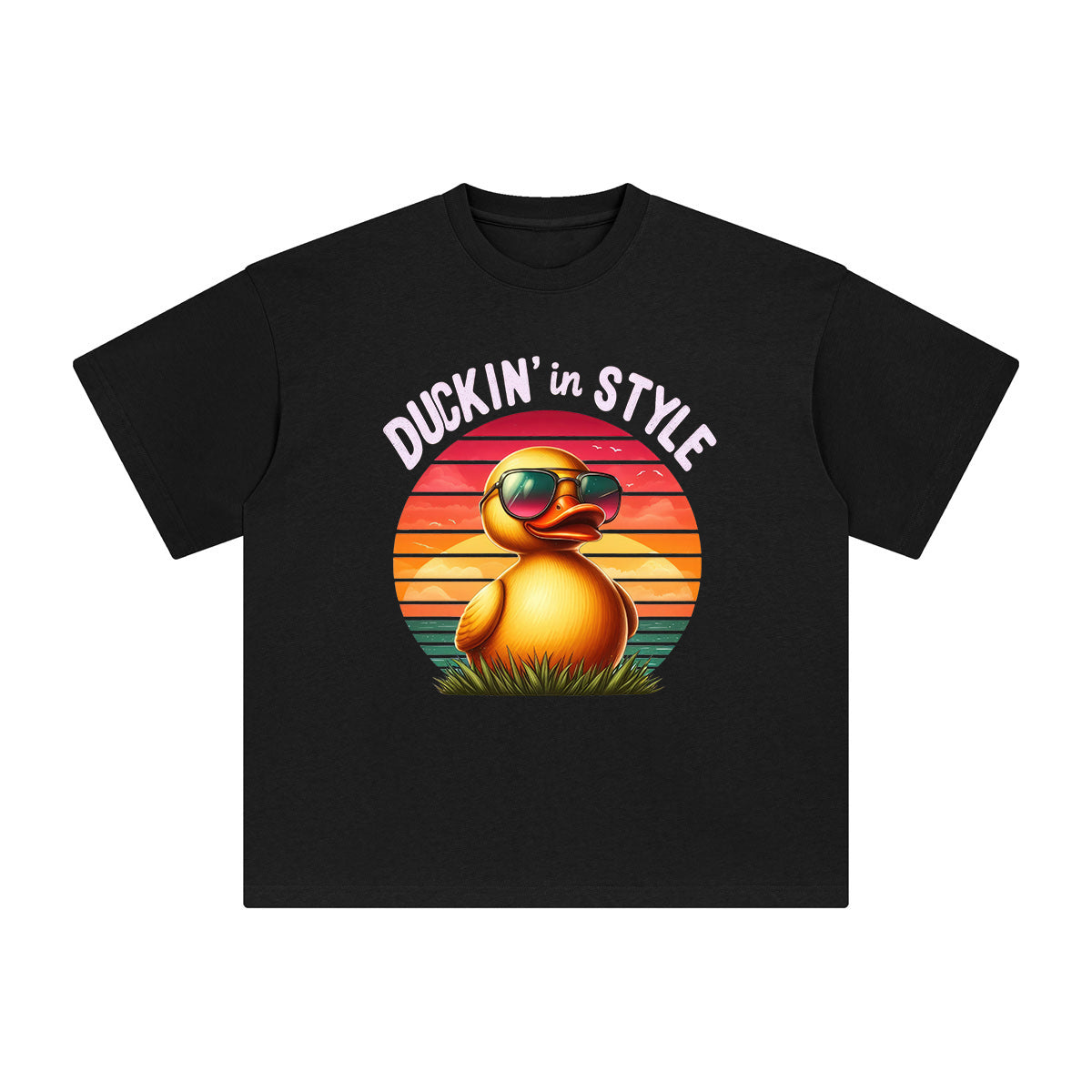 Duckin' In Style Graphic Tee-INNBLAC Fashion Apparel