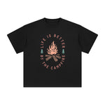 Campfire Graphic Tee-INNBLAC Fashion Apparel