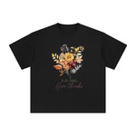 Fall Flowers Graphic Tee-INNBLAC Fashion Apparel