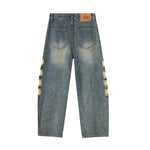 Smoke Rise Vintage Ripped Barrel-Leg Jeans