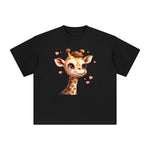 Giraffe With Love Graphic Tee-INNBLAC Fashion Apparel
