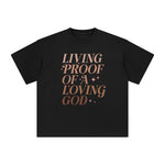 Living Proof Of A Living God Graphic Tee-INNBLAC Fashion Apparel