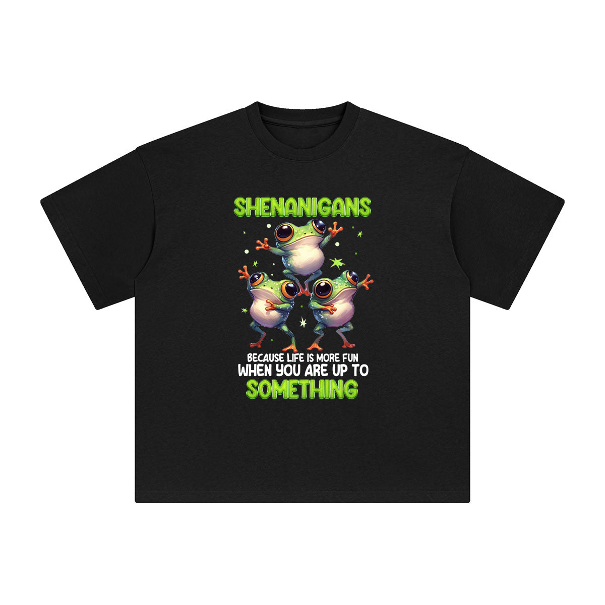 Funny Dancing Frogs Graphic Tee-INNBLAC Fashion Apparel