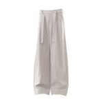 Old Money Draped Barrel Leg Trousers