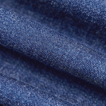 One-Shoulder Denim Ruched Mini Dress