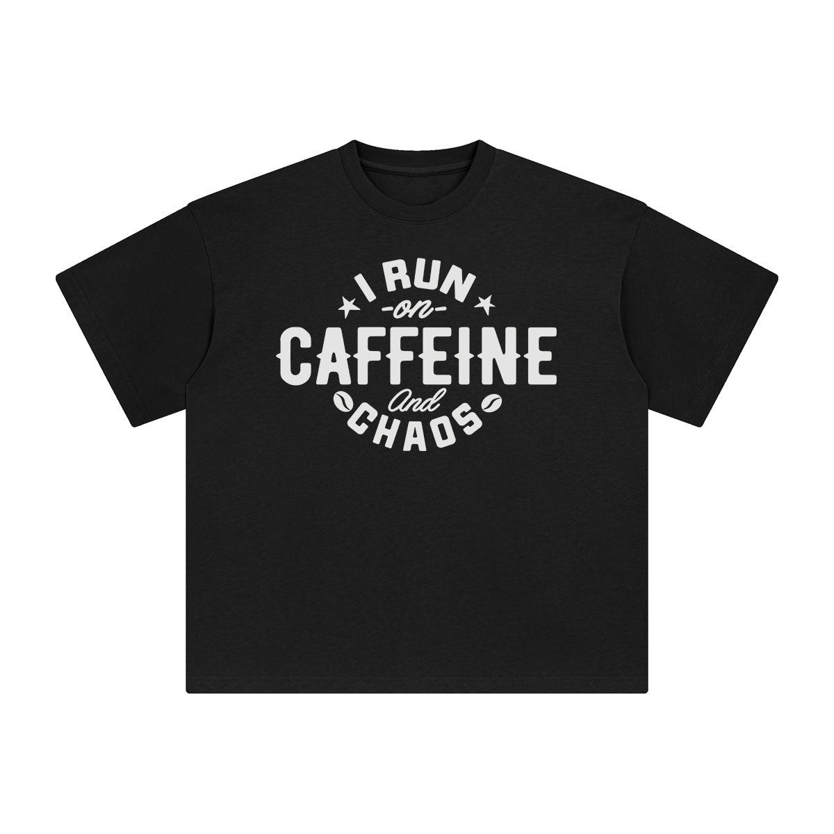 I Run On Caffeine Graphic Tee-INNBLAC Fashion Apparel